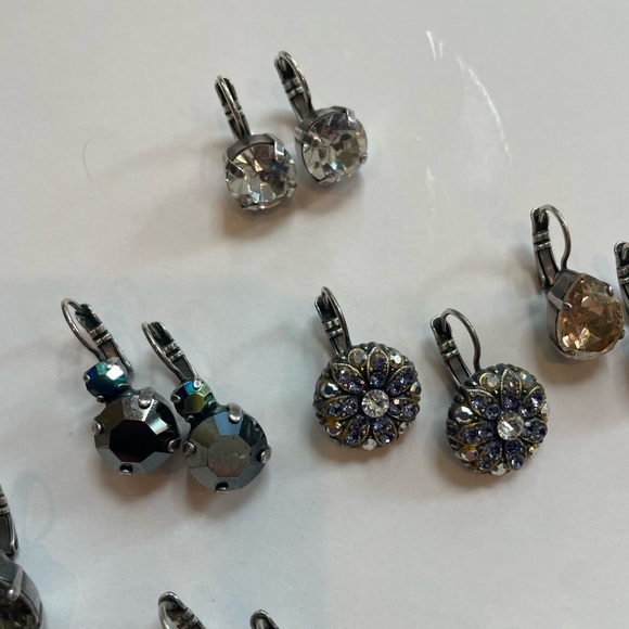 Mariana Multi-Color Crystal Earrings Sets - Picture 4 of 8